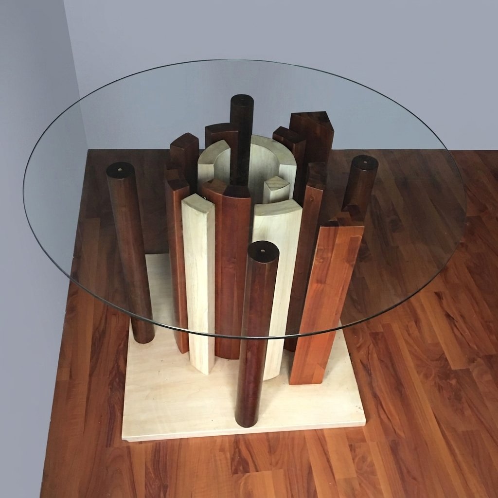 PROGETTO DI TAVOLO CON LEGNO DI RECUPERO
